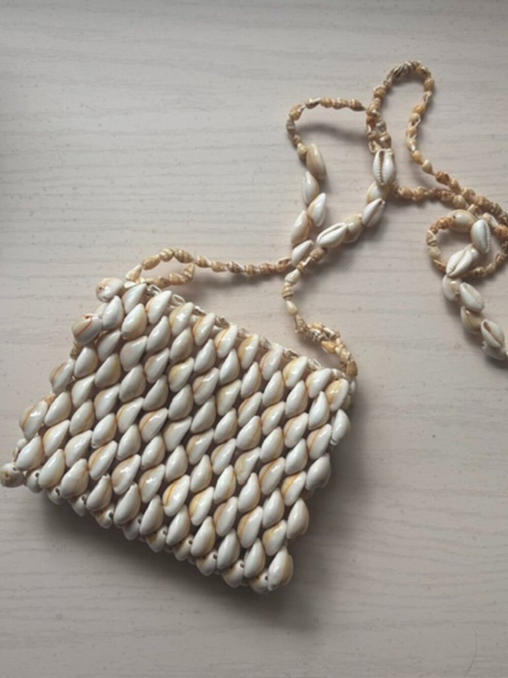 Handmade Cowrie Shell Vacation Bag